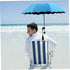KDAMGOQE Beach Chair Umbrella, Chair Umbrella with Clamp Adjustable, UV Protection Waterproof Beach Portable Folding