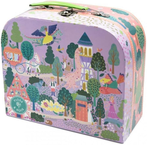 Floss & Rock Fairy Tale Musical Kids Tin Tea Set, 11 Piece, 6.8 Inch