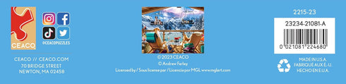Ceaco Ski Chalet - 300 Piece Jigsaw Puzzle for Winter Fun