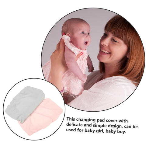 ERINGOGO Soft Cotton Baby Changing Pad Sheet Covers - Elastic, Washable, for Boys & Girls
