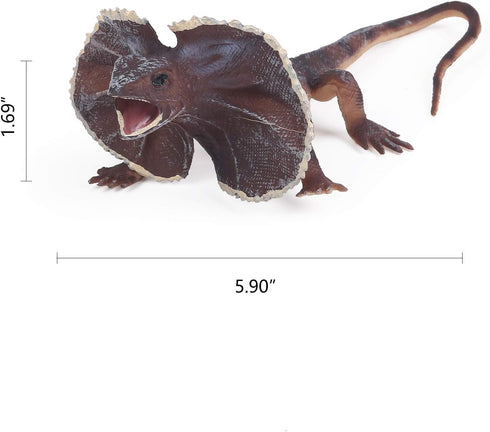 UANDME 8 Pcs Lizard Animal Figurines, Realistic Reptile Figures, Chameleon Prank Props Scary Toy Playset