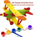 2 Packs 3D Georgie Porgy of Wooden Puzzles, DIY Models Kits for Kids, Dinosaur Animal Airplane Car Woodcraft