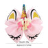 Girls Unicorn Hair Bows with Alligator Clips, Cheer Bows Hair Accessories for Kids, 6 Packs