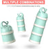 Free,3 Baby Milk Powder Formula Dispenser,Large CapacityNon-Spill Twist-Lock Stackable Milk Powder Formula Container