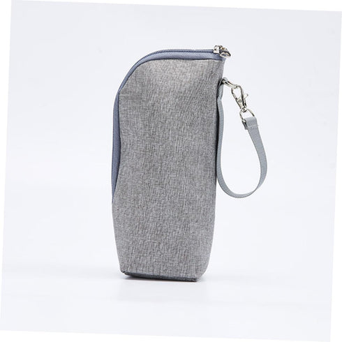 Generic Portable Insulated Bottle Warmer Bag Thermal Pouch for Milk Convenient for Travel Stroller Attachment Easy