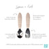Bumkins Toddler Utensils, Kids Size Fork and Spoon Set, Silicone and Stainless-Steel Training Silverware