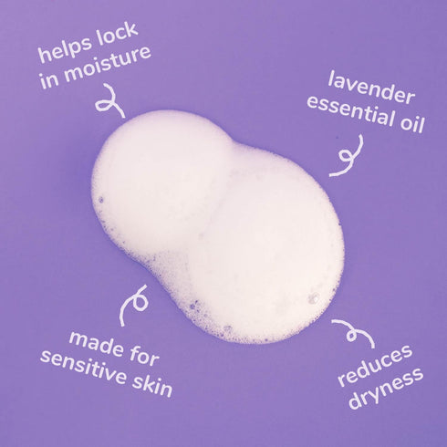 15.21 Oz, 3 Pack Arau Baby Foam Body Soap Lavender Scent, Natural Plant Based Baby Wash, No Artificial Fragrance