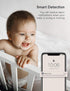 nooie 2K 2.4G Baby Monitor with SD Card, Baby Monitor with Camera and Audio, Indoor Camera with Night Vision, Motion
