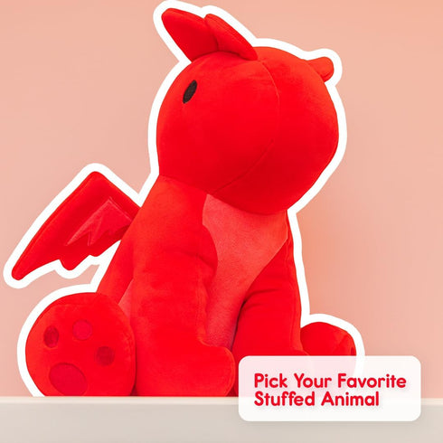 Red Dragon Stuffed Animals - Ultra Soft Plush Cute Stuffed Toy for Girls and Boys