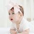 jollybows 20pcs Baby Girls Grosgrain Ribbon Hair Bows Headbands, 6" Elastic Hair Accessories (Multicoloured)