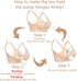 Hands-Free Nursing Bra for Large Bust - Wireless Maternity Bralette