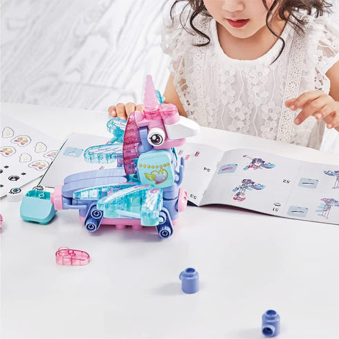 BOTZEES GO! Unicorn Toys, Electric Remote Control Unicorn Robots for Kids, STEM Learning Toys Ages 3+, Girls Toys with