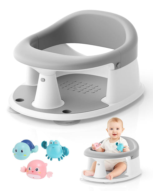 GrowthFun Baby Bath Seat for Babies 6 Months & Up, Bath Seats for