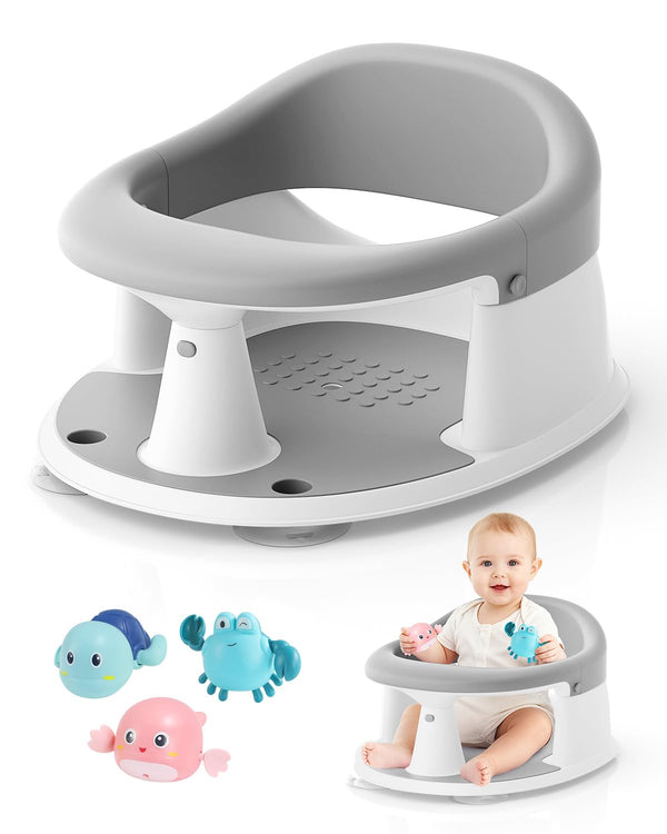 GrowthFun Baby Bath Seat for Babies 6 Months & Up, Bath Seats for