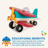 Battat Classic Construction Toy – Toddler Plane Playset for Pretend Play, 3 Years +