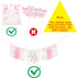 1/2 6 Birthday High Chair Banner, Half-Year Crown Hat, Months Party Decorations, Baby Photo Props with Pink Bow