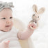 Youuys Wooden Baby Rattle Toys - Easter Bunny Rattle for Baby, Natural Wood Shaker Rattle for Newborn Gifts (Bunny)