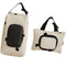 LFRXION Embroidered Bear Wet Wipe Pouches Portable Baby Wipe Holder Embroidery Baby Storage