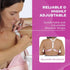 Nurturally Nursing and Pumping Bra, Adjustable Breast Pump Bra, Non-Wired Pumping Bra Hands Free, Breast Pump NOT