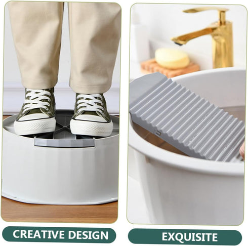 LIFKOME 1 Set Set Foot Soaking Tub Washing Clothes Laundry Travel Collapsible Foot Soak Tub Baby Sink Newborn Clothes