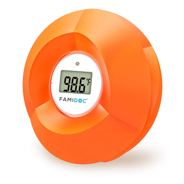 Famidoc Baby Bath Thermometer - Floating Toy Bath Tub Thermometers, Flower