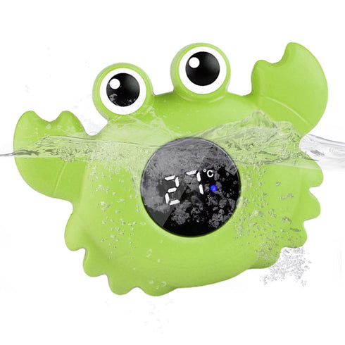 Generic Water Temperature Gauge for Bath, Crab Shape Bath Room Temperature Gauge, Kid Bathroom Safety Floating Toys