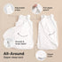 Pack 2-Pack 2-Pack 100% Pack Keababies and Play Sheets Fitted, Mini Crib Sheets and Sleep Sacks, Cotton - Fitted Crib