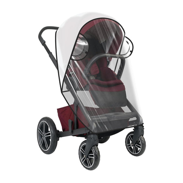 Universal Rain Cover Compatible with Nuna Stroller, Waterproof Weather Shield, Clear Protective