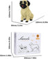 Set, 12 1033 KLJM-02 Larcele Micro Building Blocks DIY Mini Building Toy Bricks for Age Over Years, Pieces (Pug Dog)