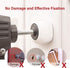 EUDEMON Safety Baby Gate Wall Protector - Wall Saver for Pressure Mounted Gate, 4 Pack, White