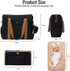 GOBABYMART Stylish Diaper Tote for Moms - Baby Hospital Bag with Insulated Pockets & Changing Pad