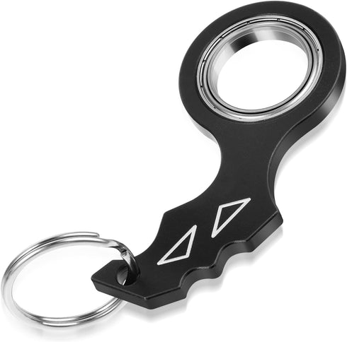 Spinner Keychain Fidget Toy for Adults, Portable Keyring Spinner for Teens and Adults