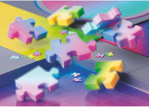 Ravensburger Gradient Cascade Puzzle - 1000 Piece Challenge | Unique Softclick Technology | Artistic Design by Karen