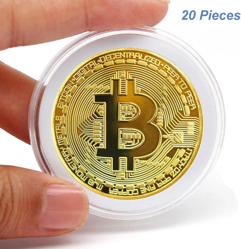 20pcs Clear Plastic Coin Capsules, Coin Collection Case of 5 Sizes with Adjustable Gasket for American Silver Eagle