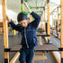2 Pack Green Ninja Warrior Obstacle Course Accessories Swing Playset Ring For Kids Adults Men, Outdoor Backyard Playground Gym Training Equipment Hanging Gymnastic Rings Monkey Bars Ninja Climb Rings