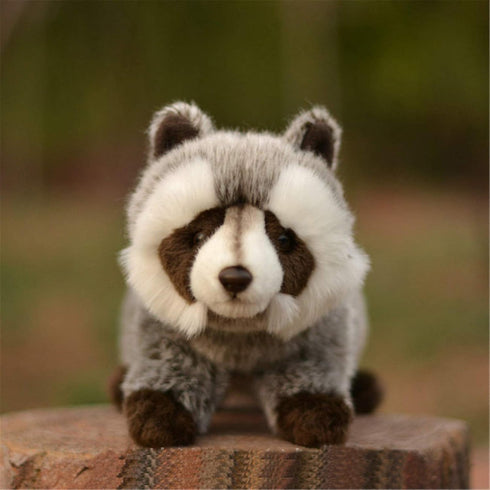 TAMMYFLYFLY Stuffed Toy, 12" Raccoon Plush Stuffed Animal