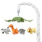 The Peanutshell Crib Mobile for Boys or Girls - White Musical Baby
