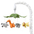 The Peanutshell Crib Mobile for Boys or Girls - White Musical Baby