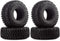 INJORA 4Pcs 1.55" Soft Rubber Wheel Tires for RC Crawler Car D90 TF2 Tamiya CC01 LC70 LC80