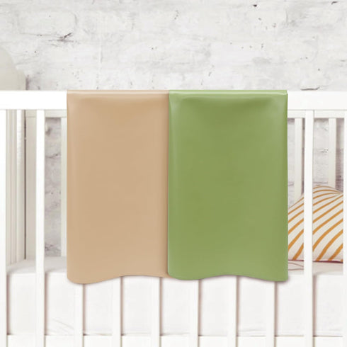 Elantrip Changing Pad for Bed - Leather Changing Pad for Baby, Portable Baby Changing Mat Travel, Compact Diaper Change