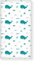 Winpema Blue Whale Anemons Fishes Seaweeds Waves Fitted Crib Sheet Blue Whale Baby