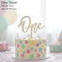 Bapukzy Set 1 First Birthday Decorations for Girl - Complete Party with High Chair Banner, Party Hat, Number Balloon