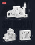 Set 668PCS Set dOvOb Architectural Transformable White Castle Building Blocks - Construction Magic Maze Mode