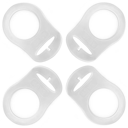 PUTSKA Pacifier Silicone Adapter Rings for Pacifier Holder and Clip MAM-Compatible