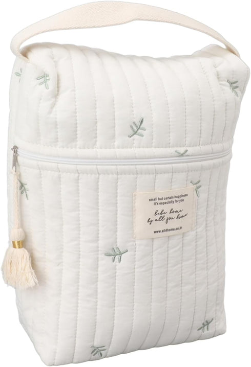 Diaper Bag Tote for Travel, Baby Diaper Bag with Bottle Wipes Pacifier