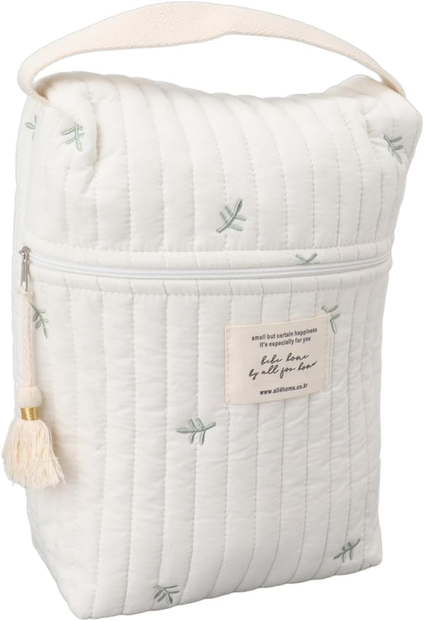 Diaper Bag Tote for Travel, Baby Diaper Bag with Bottle Wipes Pacifier