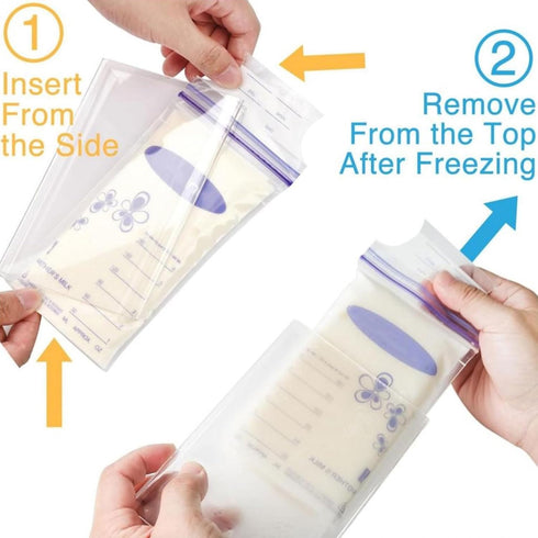 Organizer,4 5 6 oz Flat Breast Milk Freezer Storage Flat Breast Milk Storage Breastmilk Freezer Organizer