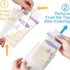 Organizer,4 5 6 oz Flat Breast Milk Freezer Storage Flat Breast Milk Storage Breastmilk Freezer Organizer