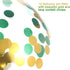 60 Pieces 12 Inch Green and White Balloons, Green Marble Confetti for Summer Party Decoration