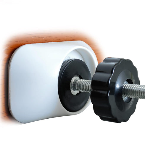 Vmaisi Baby Gate Wall Cup Protector, Pressure Mounted Safety Gates, Damage-Free, Fits Doorway, White